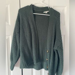 American Eagle cardigan in forest green